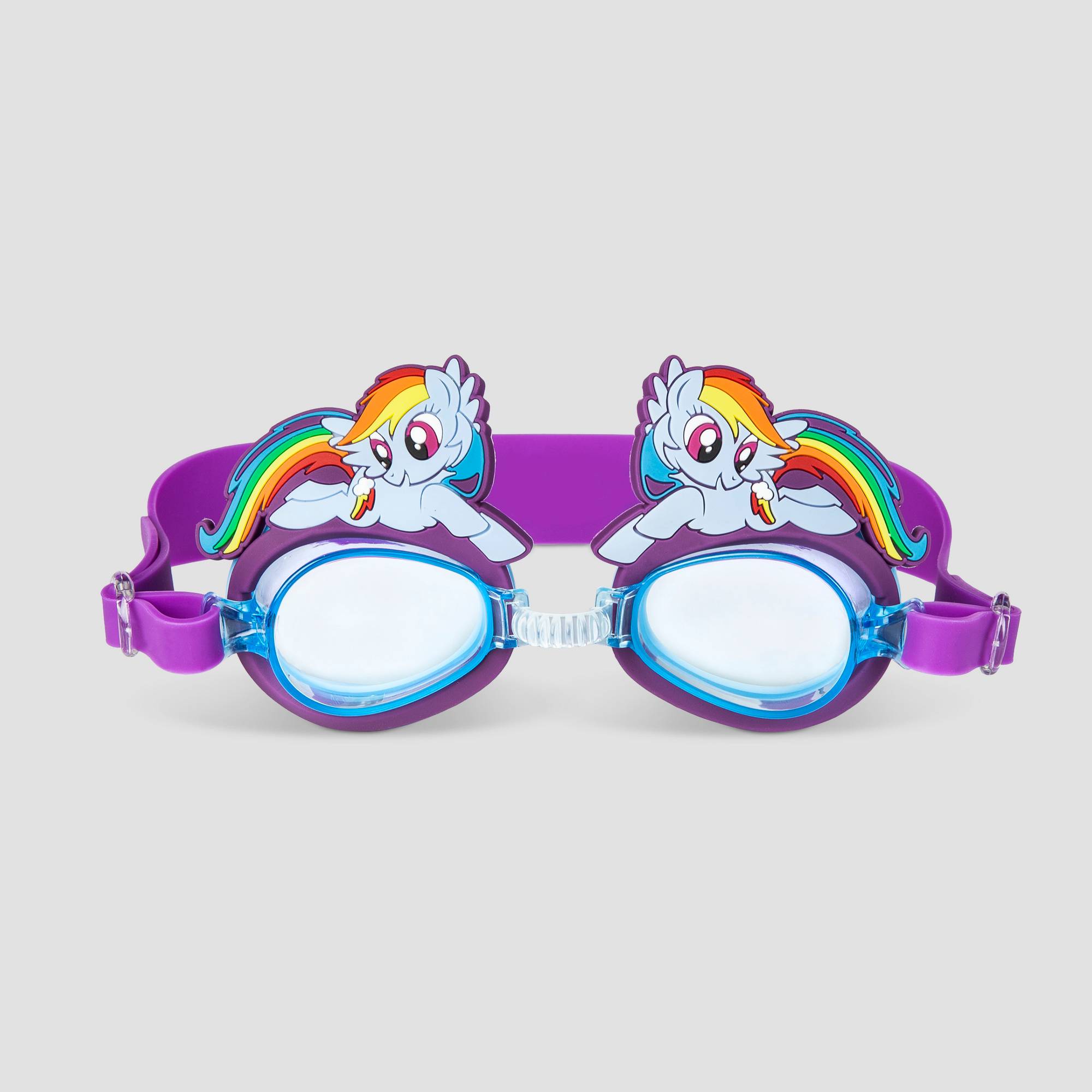 แว่นตาว่ายน้ำสำหรับเด็กพร้อมกล่องพลาสติก My Little Pony Rainbow Dash Swim Goggles จากอเมริกา