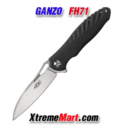 มีดพับ GANZO Firebird รุ่น FH71-BK D2 Stainless Steel Folding Knife (ด้ามสีดำ)