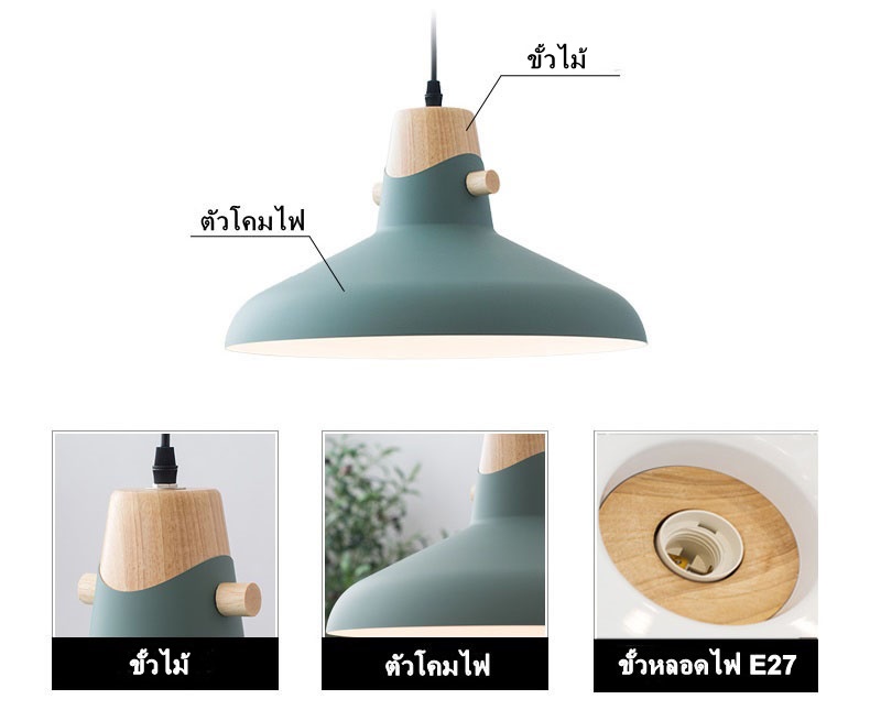 ลักษณะตัวโคมไฟ และภายในโคมไฟ