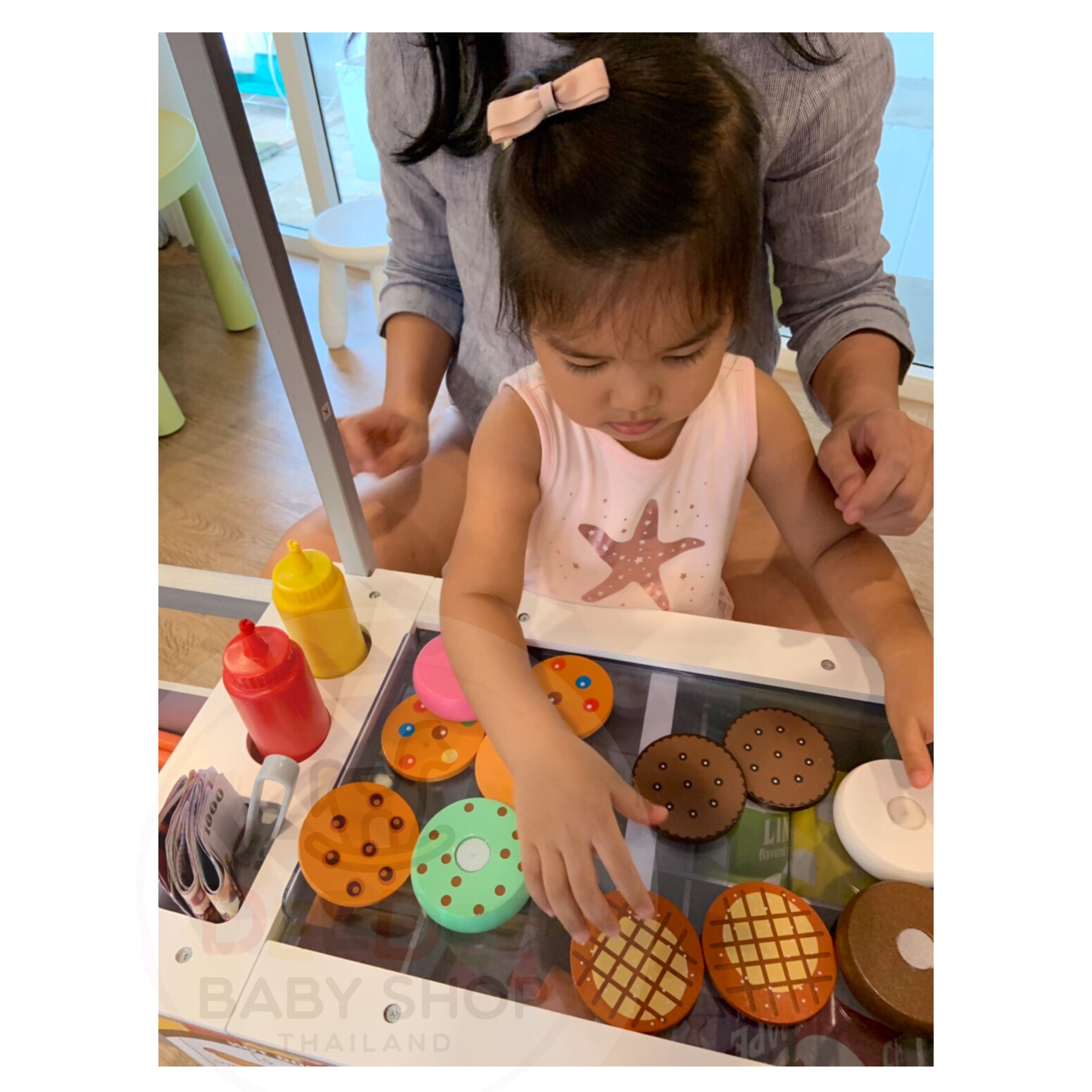 รถเข็นอาหารและไอศครีม Melissa & Doug Snacks & Sweets Food Cart
