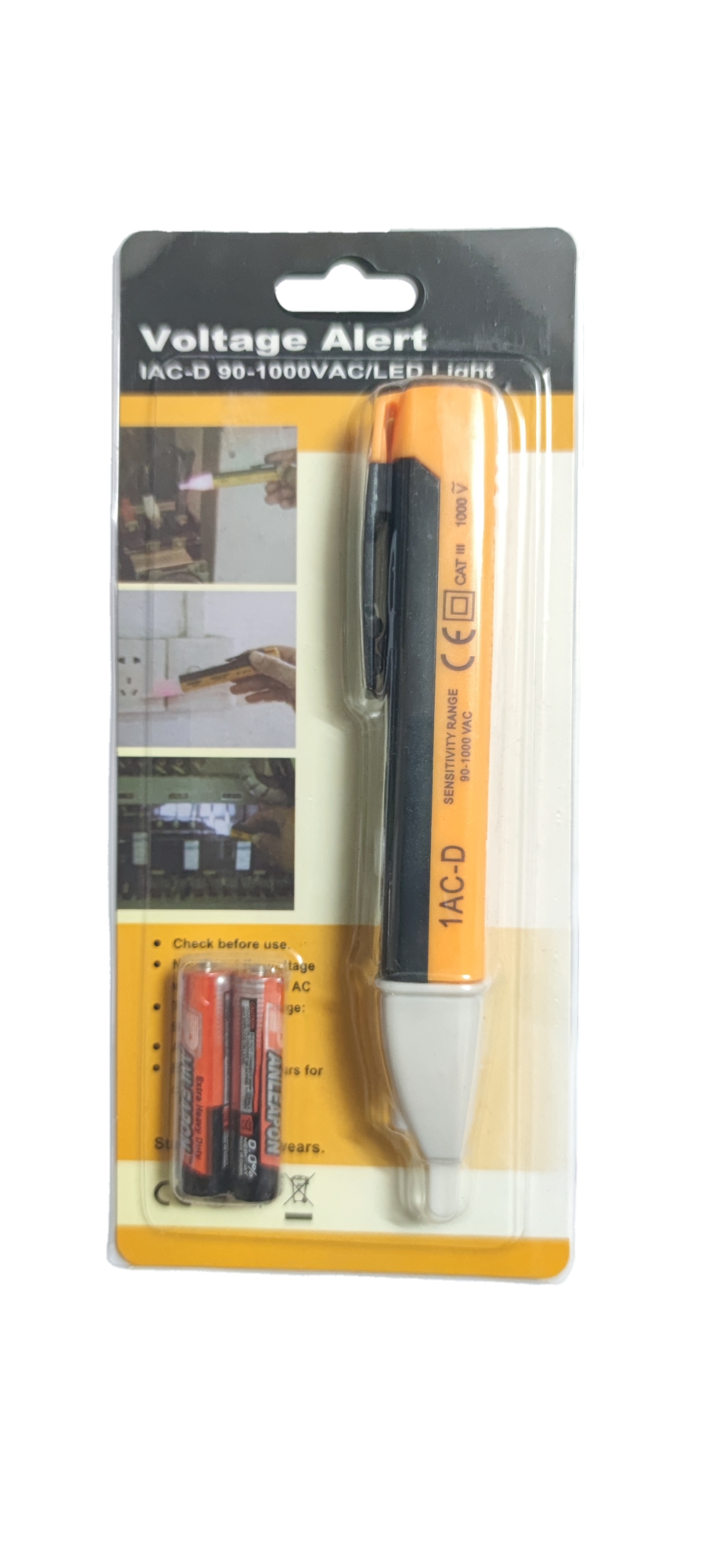 ปากกาเช็คไฟไขควงเช็คไฟVoltage Alert Led.Light