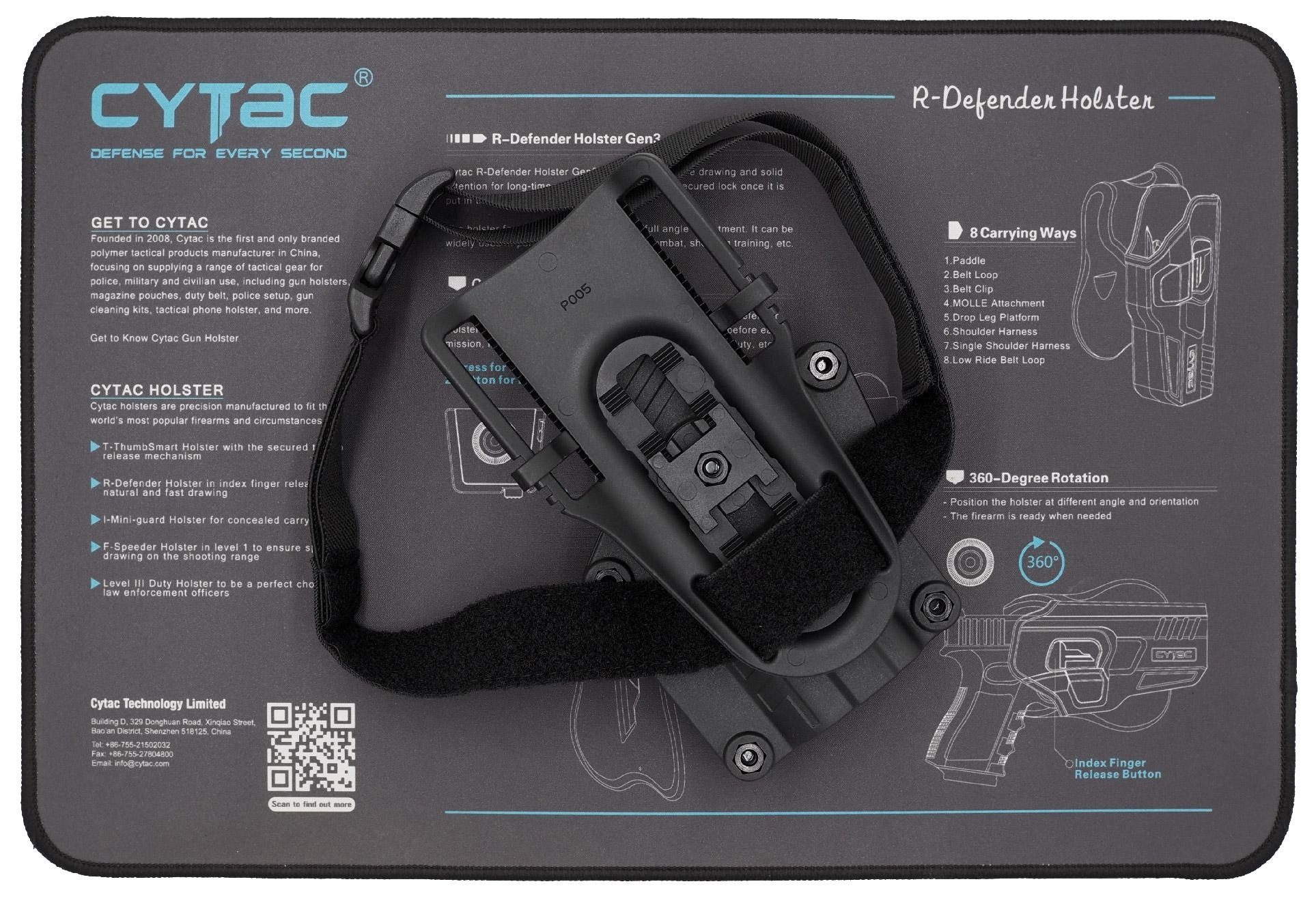 CYTAC thailand ซองพกนอก Megafit Gen2 + เพลทลดต่ำ Cytac