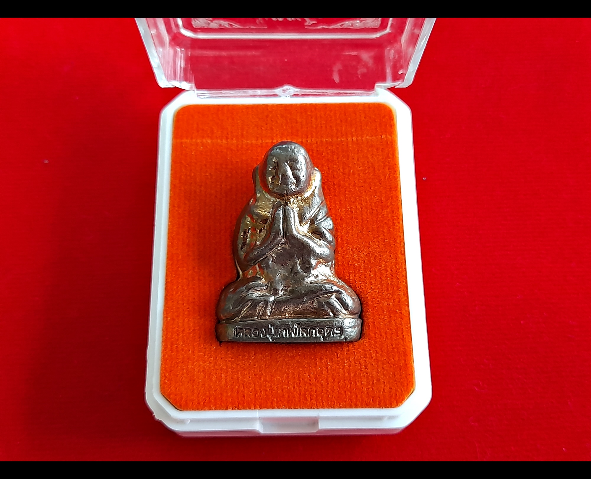 รูปหล่อ หลวงปู่เทพโลกอุดร เนื้อนวะโลหะ ปี2562 #รับประกันแท้ - พระอาจารย์สุริยัณ วัดป่าฉัพพรรณรังสี จ.ชัยภูมิ