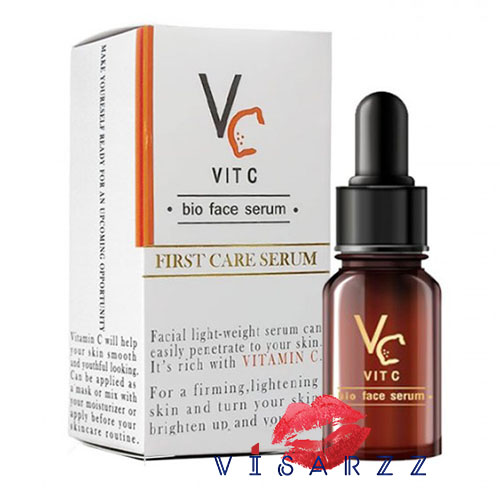 (ขายส่ง 205.-) VC Vit C Bio Face Serum 10mL เซรั่ม วิตามินซี ช่วยกระชับรูขุมขนให้ตื้นขึ้น และดูเรียบเนียน ลดรอยแดงรอยดำที่เกิดจากสิว