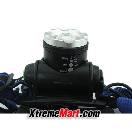 ชุดเซตไฟฉายคาดหัวซูม Haixnfire หลอด XM-L2 U2 แสงขาว 4โหมด 1000LM Zoom Headlamp พร้อมแบตเตอรี่และเครื่องชาร์จ (ชุดละ)