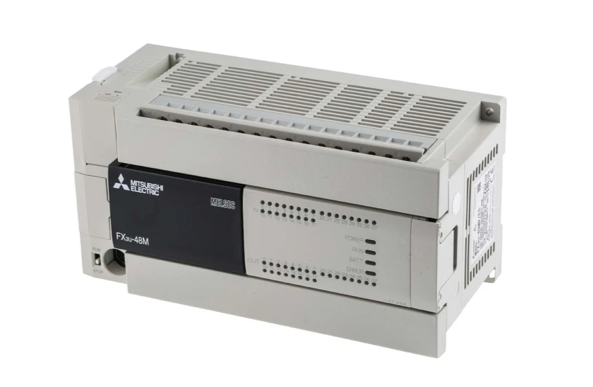 MITSUBISHI PLC MODEL:FX3U-48MR-ES-A 24 Inputs, 24 Outputs, Relay