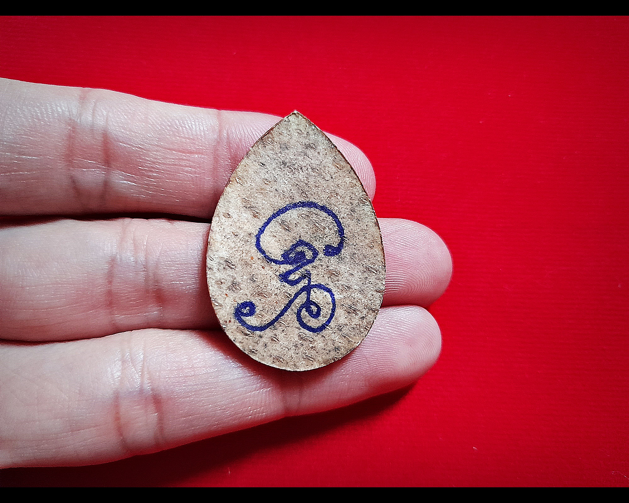 พระพิฆเณศ เจริญลาภ มหานิยม หนังกลองแตก(ทำจากหนังกลองลิเก ที่แตก) (ขนาดพกพา ห้อยคอ) หลังจารยันต์ ปี2564 (จำนวนการจัดสร้างไม่เกิน 200 องค์) #รับประกันแท้ - หลวงพ่อบ๊ะ วัดโพธิ์ลังกา