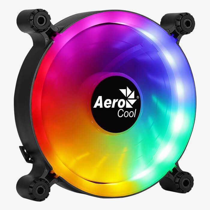 FAN Case AeroCool Spectro 12 FRGB 120mm ไฟนิ่ง #พัดลมติดเคส
