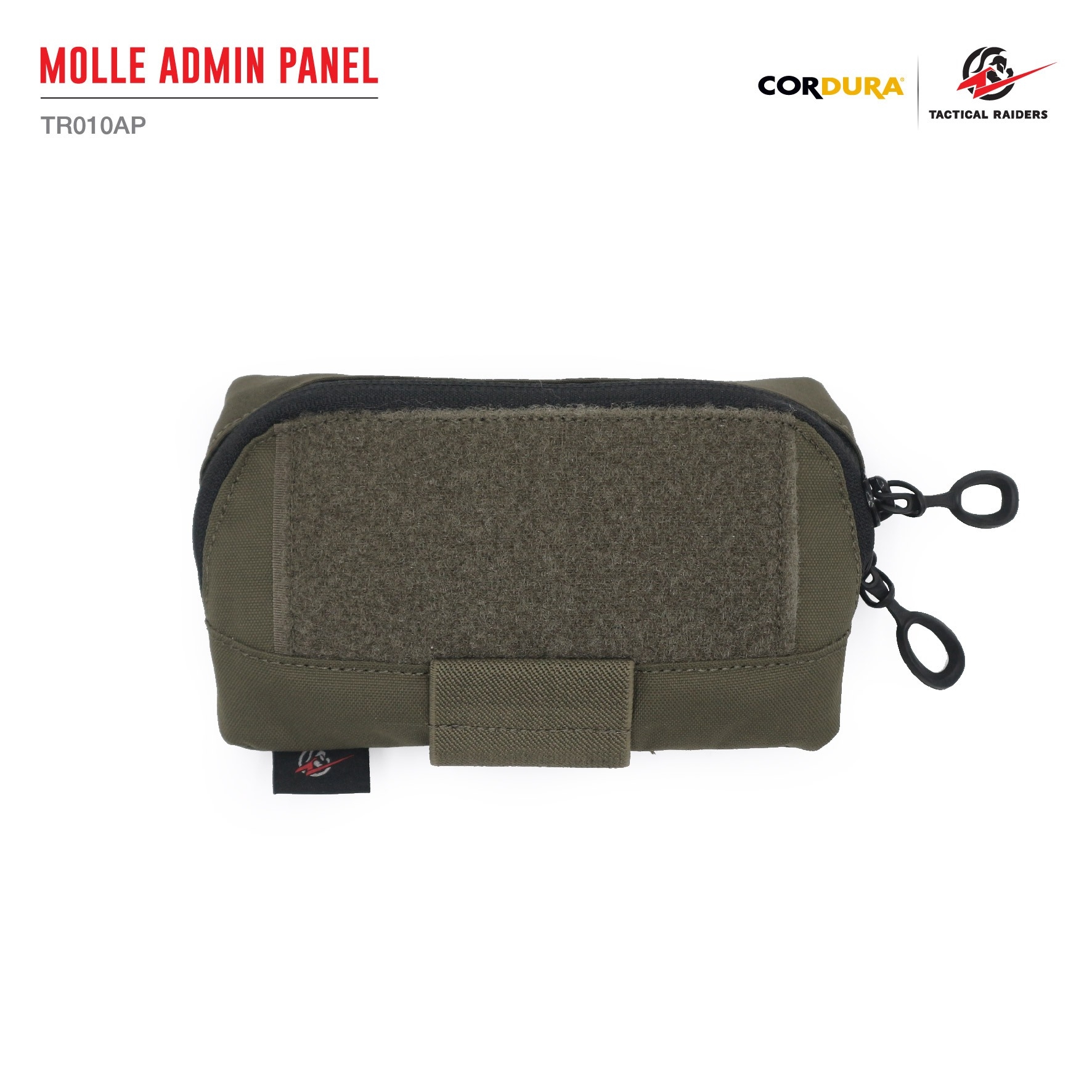 🇹🇭⫸ กระเป๋าเสริมติดเวส Molle Admin Panel [ TR010AP ] ( Tactical Rider )