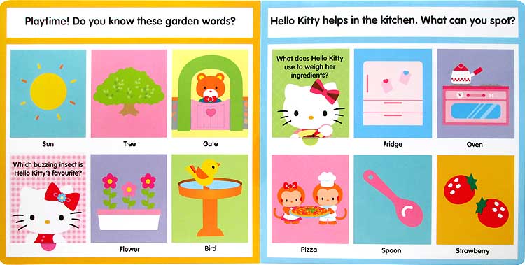 หนังสือภาพเสริมทักษะสำหรับเด็กเล็ก Sanrio Hello Kitty Baby See and Say - First Words