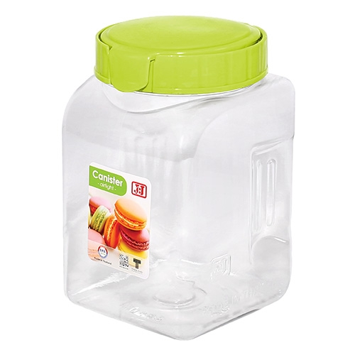 P04779 ขวดโหลสี่เหลี่ยมใส จุ 1.05 ลิตร (กว้าง 9.5* ยาว 11* สูง 16 cm) เกรดเอ หนา สีสวย No.8123 ราคาส่งต่อ 12 ใบ: เฉลี่ย 45/ใบ ขายส่งพลาสติกเกรดห้าง