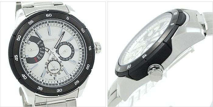 Seiko Men's SNT021P1 Stainless Steel Watch - Silver