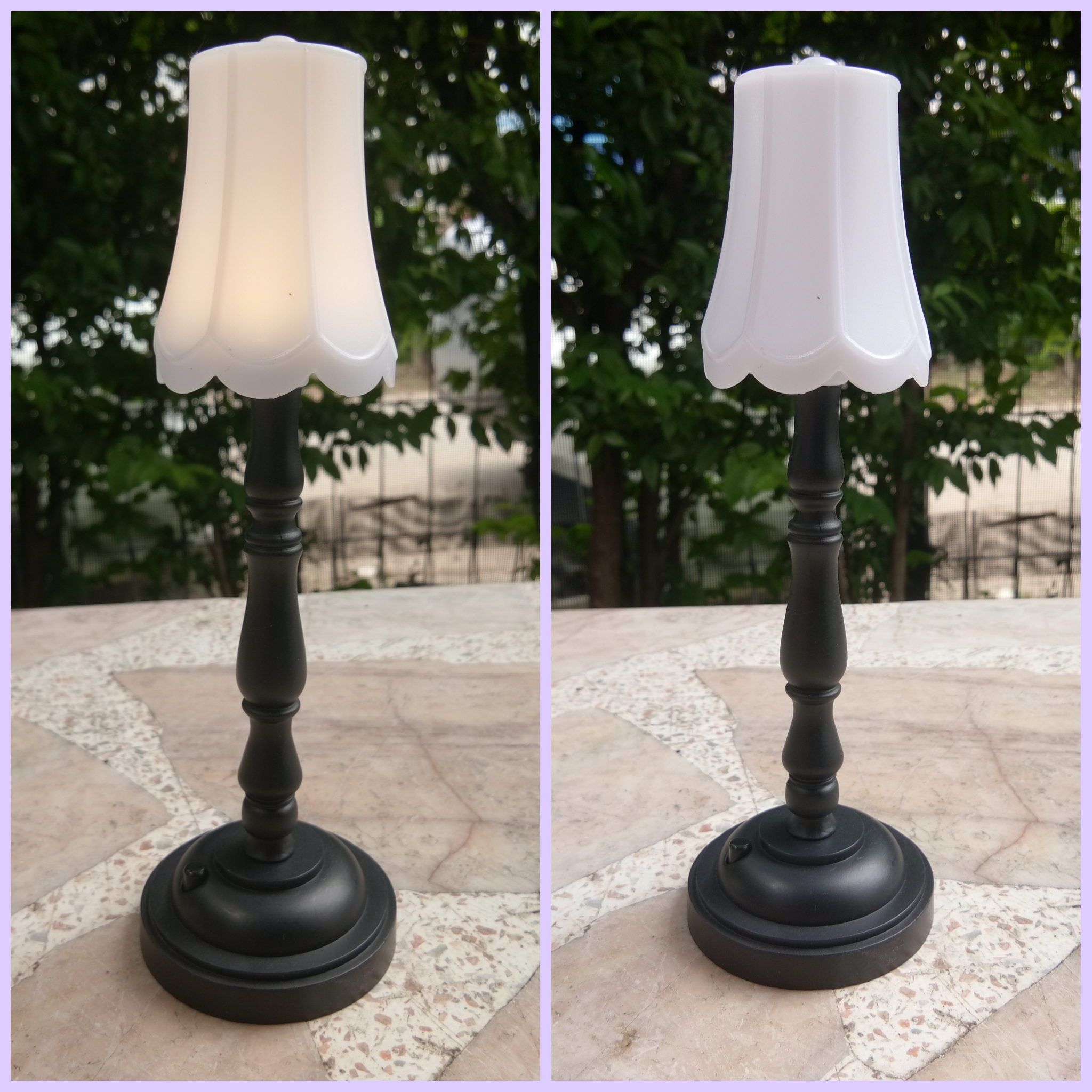 โคมไฟจิ๋วLEDสไตล์วินเทจ โคมไฟตั้งโต๊ะขนาดพกพา