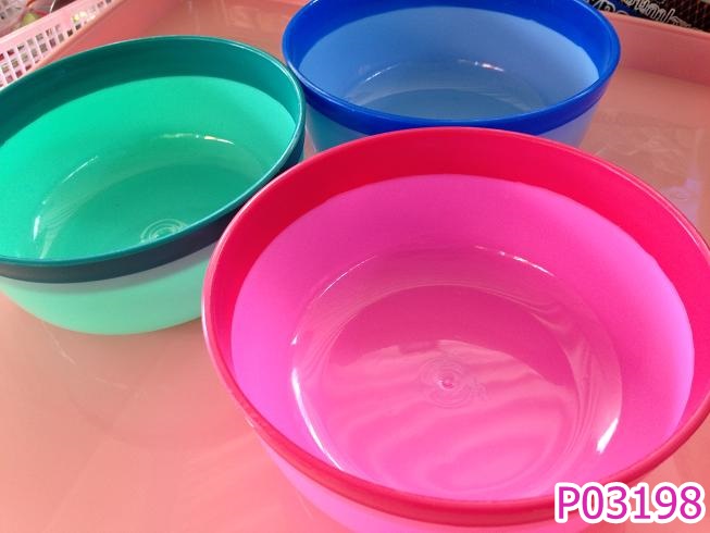 P03198 ขันน้ำเอ๊กโป 18 ซม เกรดเอ สีสวย No.404 ราคาส่งต่อ 1 โหล : 12 ใบ