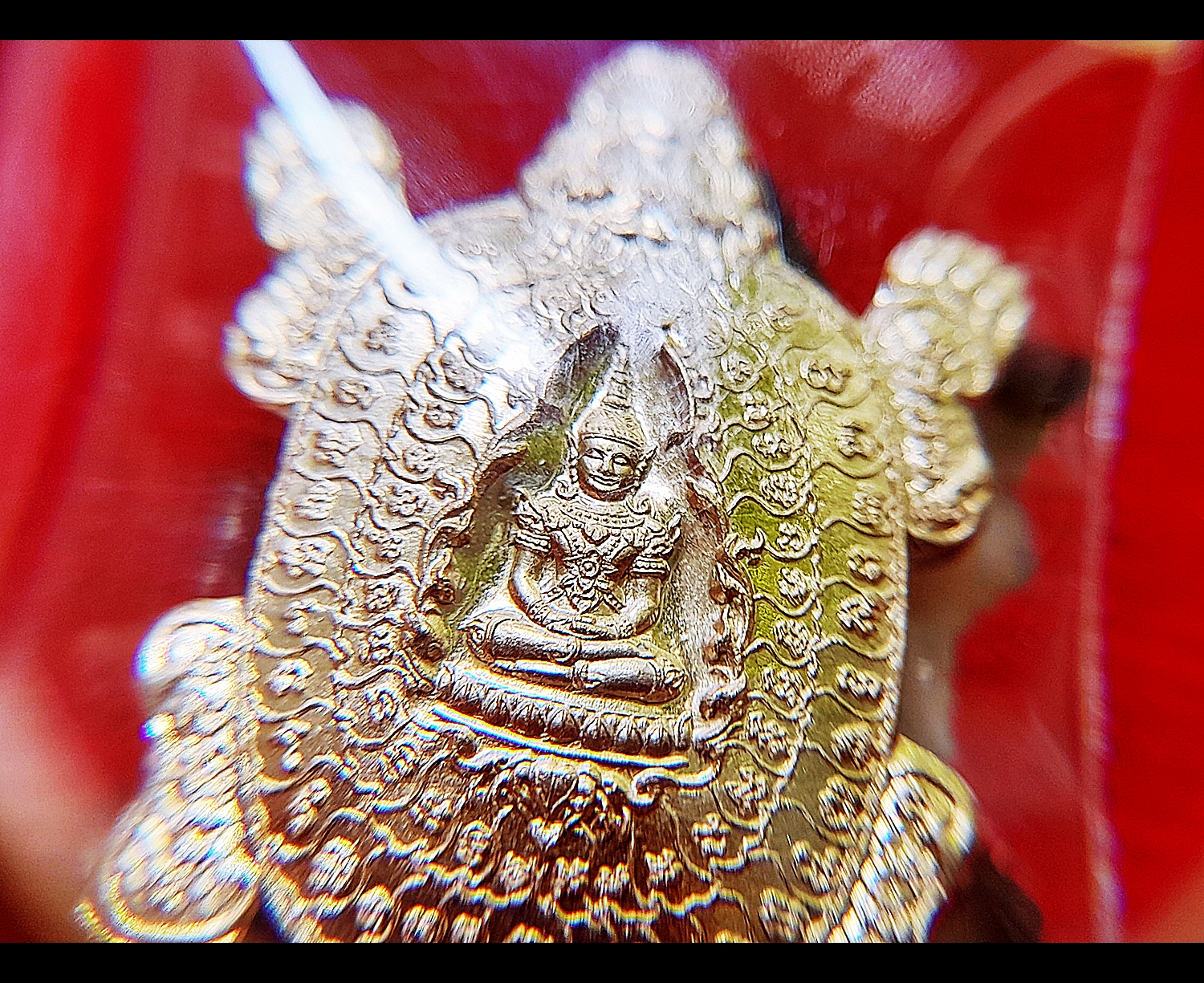 เหรียญสมเด็จองค์ปฐม ประทับ พญาเต่ามังกร หลัง ท้าวเวสสุวรรณ เนื้อทองทิพย์ ปี2564 #รับประกันแท้ - หลวงพ่อเล็ก วัดท่าขนุน