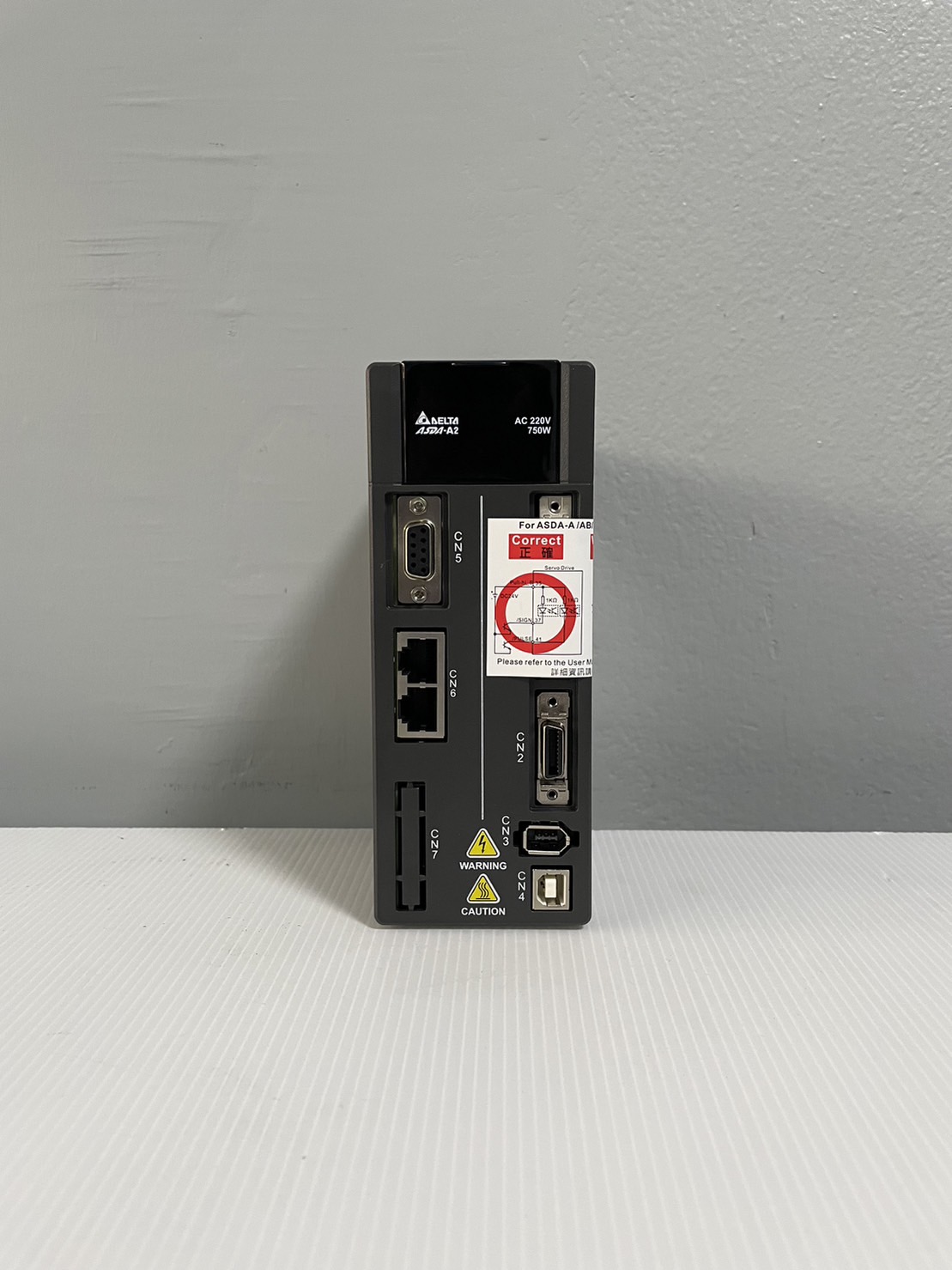 Delta AC Servo Drive ASDA-A2 Series Model:ASD-A2-0721-U 750W 220V 1-phase / 3-phase