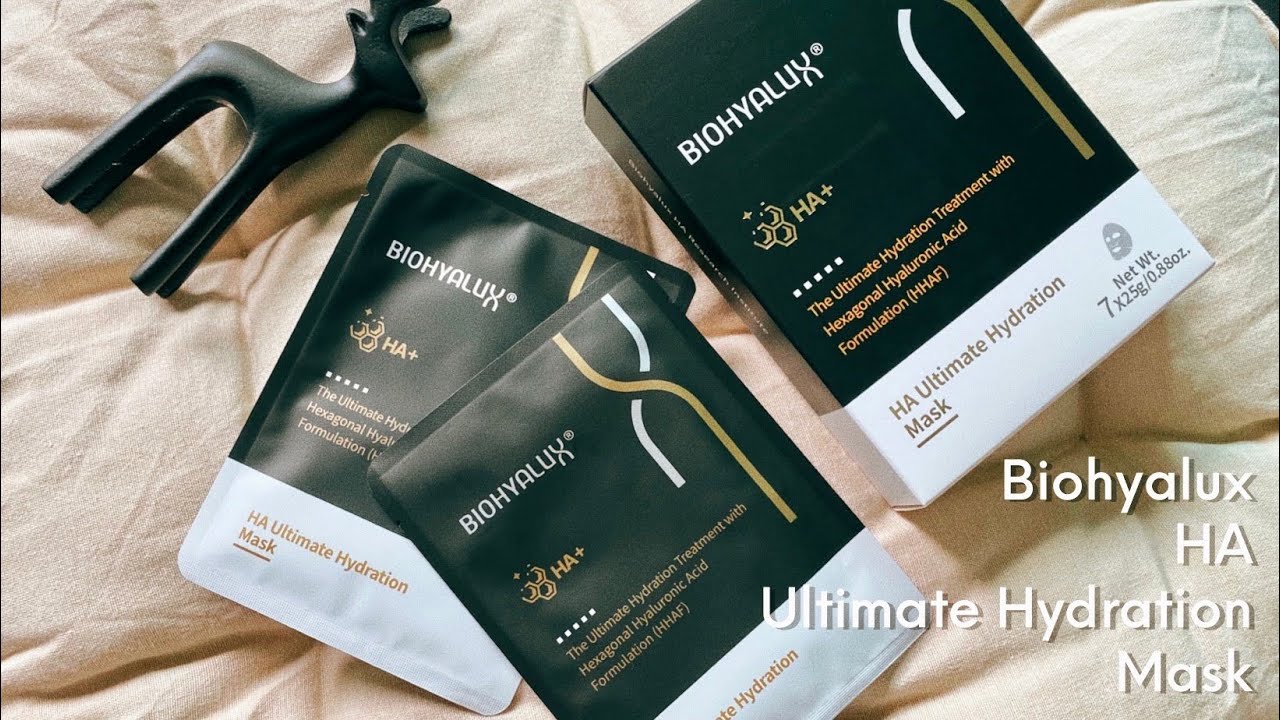 (1 กล่อง 7 แผ่น) Biohyalux HA Ultimate Hydration Mask 25g x 7 แผ่น มาส์กแผ่นบำรุงผิวชุ่มชื้นอย่างเต็มประสิทธิภาพ ด้วยพลังการเติมน้ำให้ผิวจาก HHAF มอบการบำรุงล้ำลึกทุกชั้นผิว พร้อมพลังการบำรุงให้ผิวกระจ่างใส ปลอบประโลมผิวจากมลภาวะ และเติมน้ำให้ผิวด้วย Niac