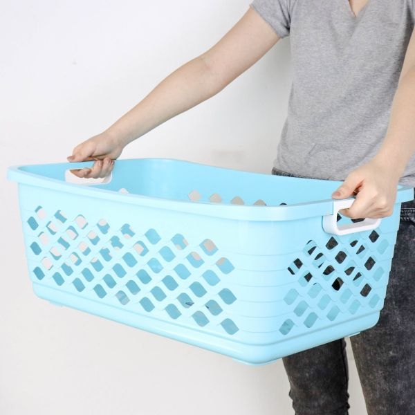 P10844 ตะกร้าเหลี่ยม (39*59*22 cm) No.5928 #5928 (ราคาส่งต่อ 12 ใบ:100 บ/ใบ)