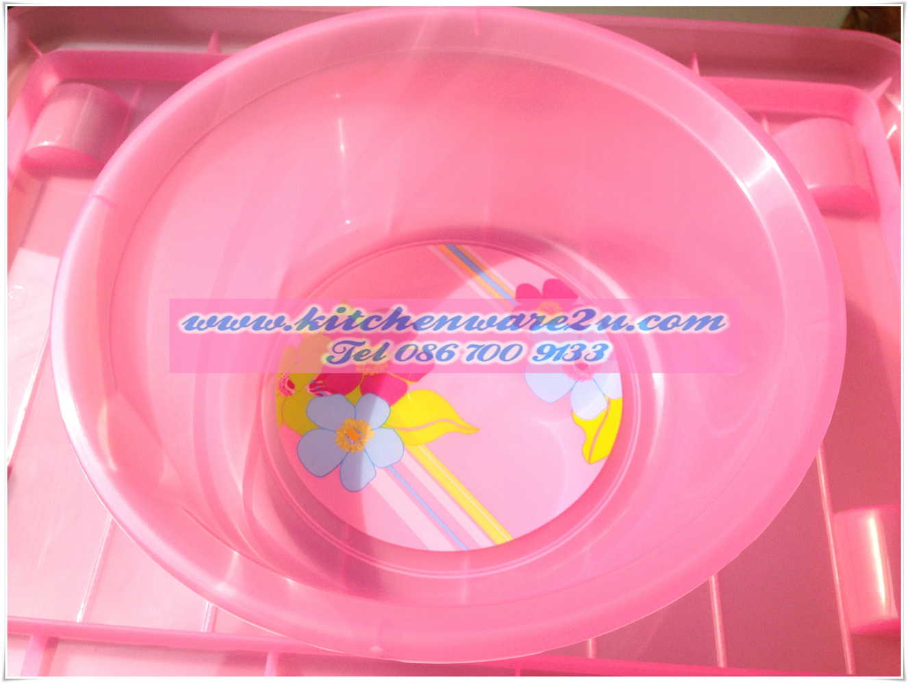 P05402 กะละมังกลม 30 ซม.ลายฮาน่า เกรดเอ ดีไซน์ใหม่ (ราคาส่งต่อ 12 ใบ คลิ๊กที่สินค้าเพื่อดูรายละเอียด)