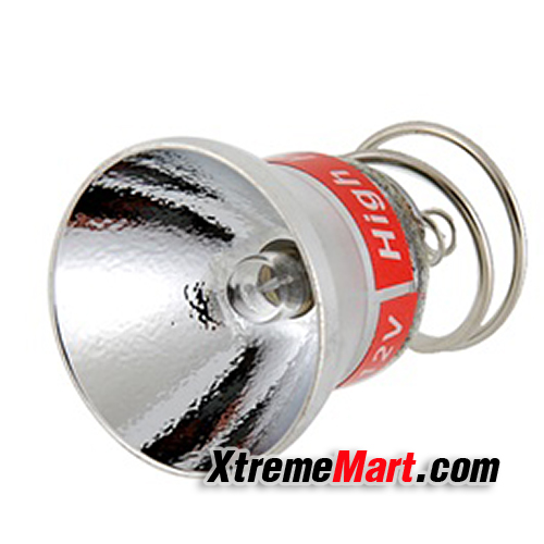 หลอดไฟฉาย Xenon Flashlights 12V 180LM Xenon Lamp Repair and Replacement Aluminum Reflector