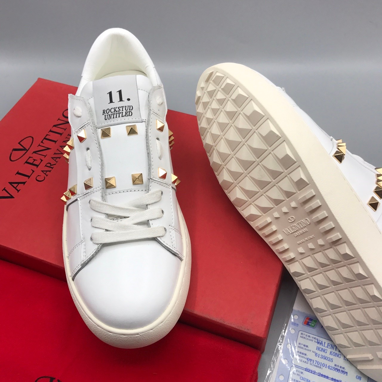 รองเท้าผ้าใบ valen men sneakers ชาย size 40-45 สีขาวและดำ