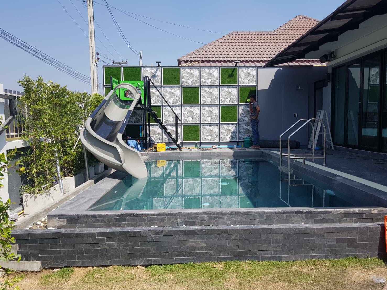 ขายชุดสไลเดอร์เล็ก สไลเดอร์สำเร็จรูป สไลเดอร์พร้อมใช้งาน สไลเดอร์ไฟเบอร์กลาส