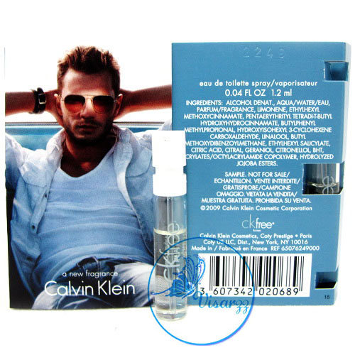Calvin Klein CK Free EDT Spray 1.2mL กลิ่นหอมสะอาดสดชื่นให้ความรู้สึกลำลองสบายๆ