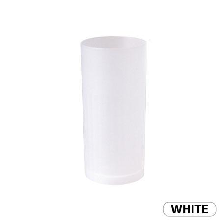 P09798 แก้วน้ำ ทรงตรง 13 Oz. (6.5 x 6.5 x 14.2 cm) เกรดเอ สีขาว No.2001 (ราคาส่งต่อ 12โหล:144 ใบ:เฉลี่ย 85บ/โหล)