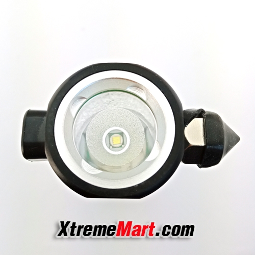 ไฟฉายทุบกระจก-ตัด Belt ท้ายแม่เหล็ก Zhouji XML-T6 827LM แสงขาว มาพร้อมโคมด้านข้าง USB Rechargeable Flashlight