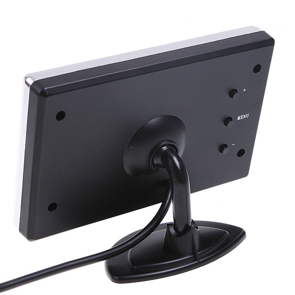 จอภาพสีขนาด 3.5quot; สำหรับกล้องมองหลังและ DVD(2AV)