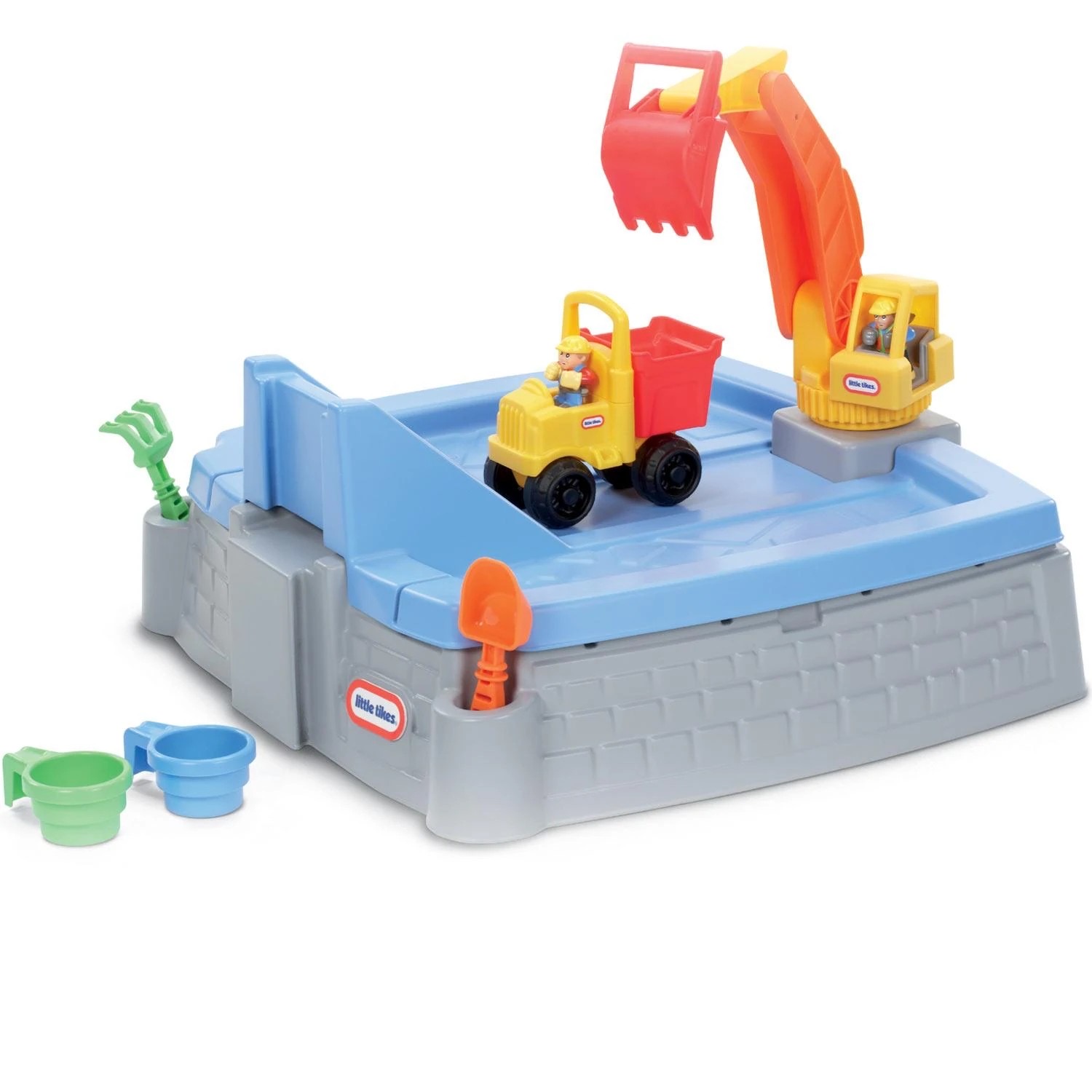 กล่องเก็บทรายพร้อมฝาปิดและของเล่น Little Tikes Big Digger Sandbox