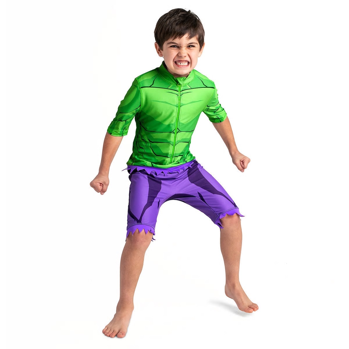 ชุดว่ายน้ำเด็ก Hulk Swim Body Suit for Boys กันรังสี UV 50+ จาก Disneystore อเมริกา ไซส์ 5/6