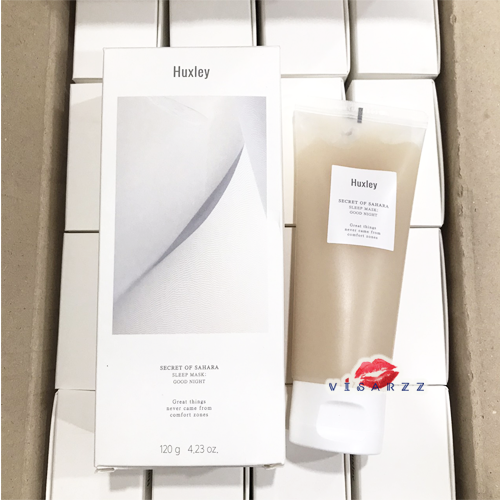 (New Package) Huxley Sleep Mask Good Night 120g สลีปปิ้งมาสก์สูตรเข้มข้นสารสกัดจากกระบองเพชร เติมความชุ่มชื่นให้กับผิวขณะคุณหลับ