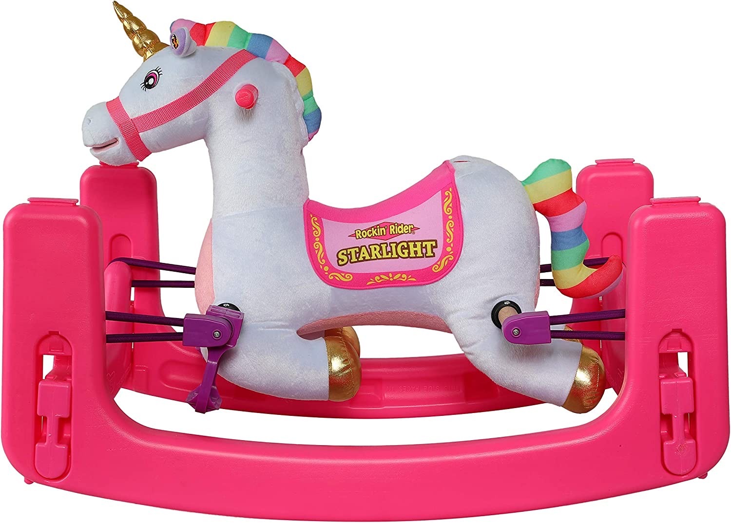 ม้าโยกไกวเด้งดึ๋งสุดมหัศจรรย์ Rockin' Rider Starlight Grow-with-Me Unicorn
