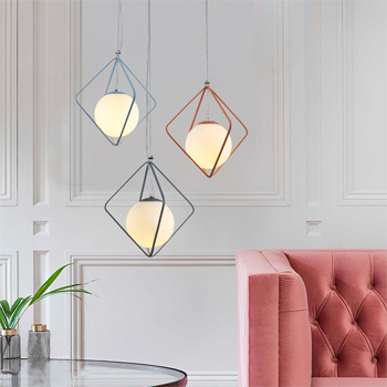 โคมไฟเวนดิโก้ (Wendigo) โคมบอลแก้ว ในขดลวดรูปเพชร