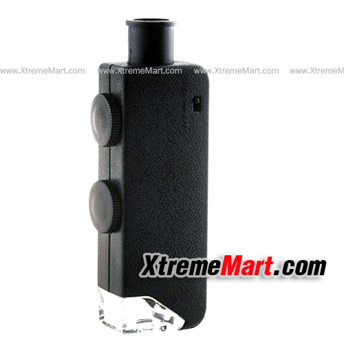 กล้อง Microscope ซูม 60X-100X with LED Illumination Light