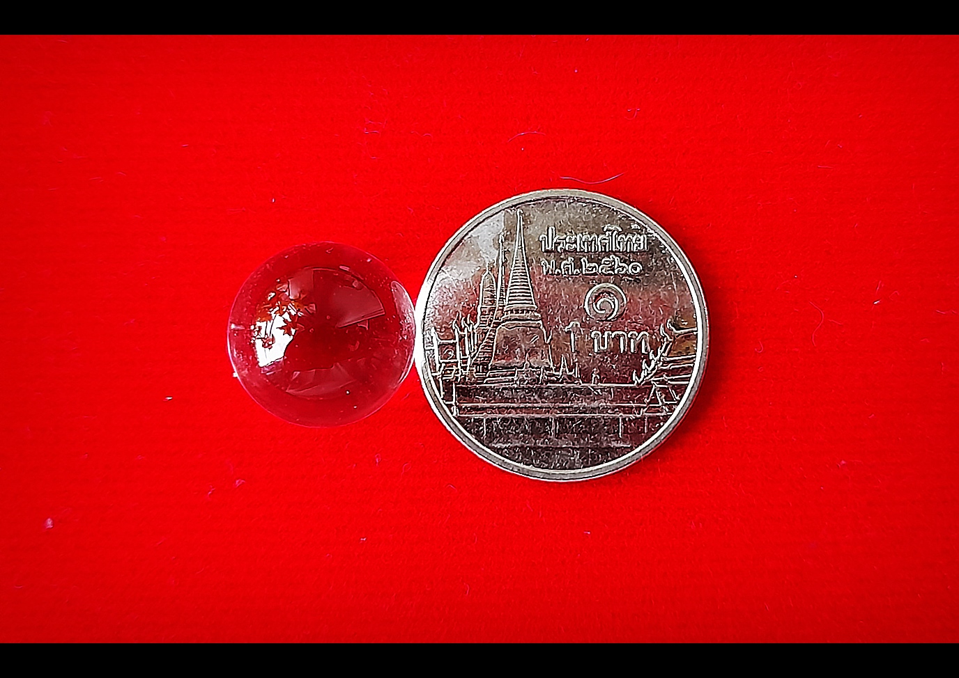 ดวงลูกแก้วใส (เนื้อแก้วจุยเจียแท้) พระแม่สุนทรีวาณี ปี2563 #รับประกันแท้