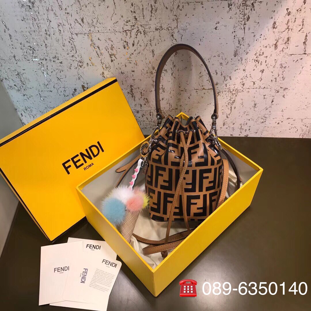 Fendi Mon Tresor Mini Bucket Bag
