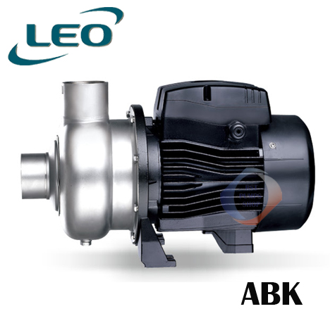 LEO ABK ปั้มน้ำหอยโข่งสแตนเลสใบพัดกึ่งเปิด