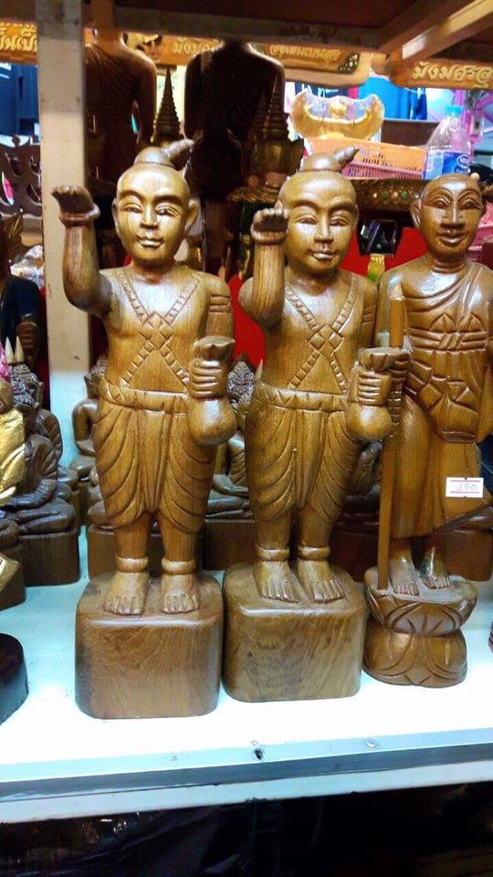 กุมารทอง แกะสลัก ไม้สักทอง (องค์เปล่ายังไม่ปลุกเสก)