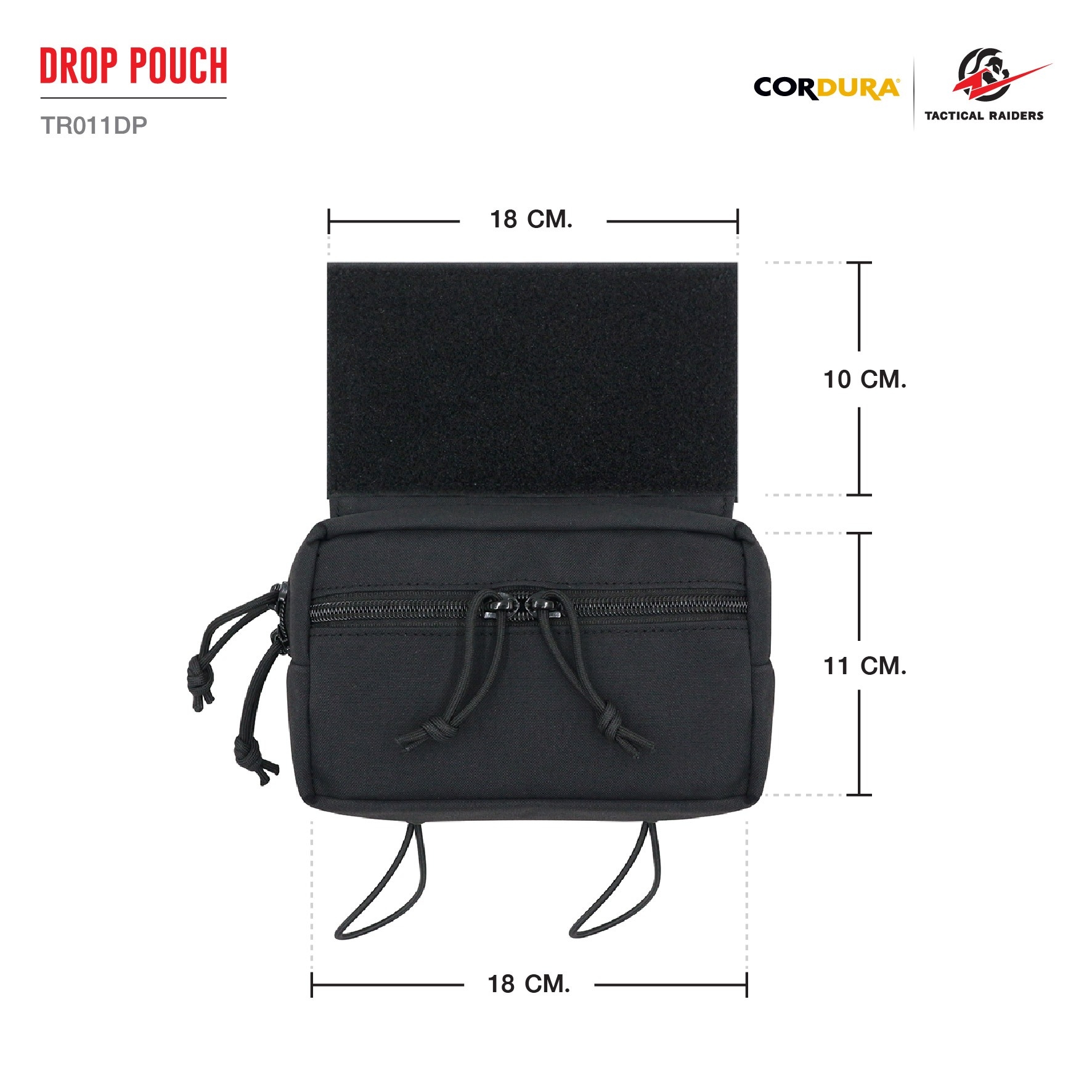 🇹🇭⫸ กระเป๋าติดเวส Drop Pouch [ TR011DP ] ( Tactical Rider )