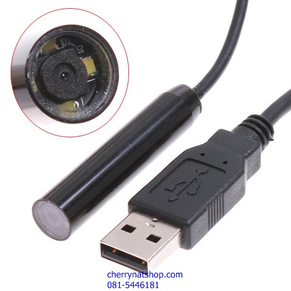 กล้องงูรุ่นA:สายเคเบิ้ล5เมตร ดูที่แคบช่องแอร์,เครื่องยนต์,เพดาน,ท่อ