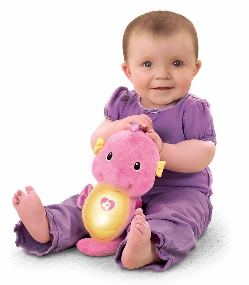 ม้าน้ำกล่อมนอน Fisher-Price Ocean Wonders Soothe & Glow Seahorse (Pink)