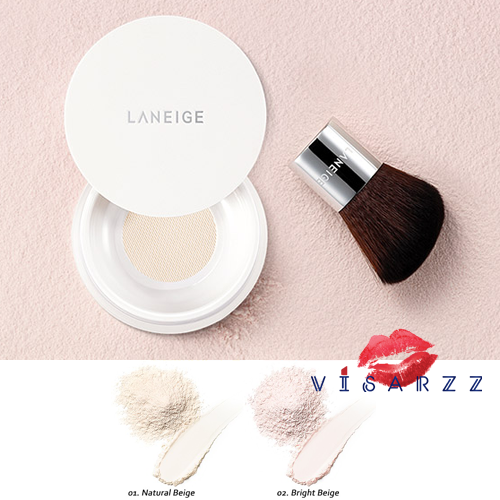 (ลดพิเศษ 40%) Laneige Light Fit Powder #01 Natural Beige แป้งฝุ่นเนื้อแมตต์ มาพร้อมแปรงลงแป้งขนนุ่มๆ ขนาดพกพา ที่ให้สัมผัสบางเบา ไม่หนักผิว เผยผิวเนียนใส ไม่มันตลอดวัน