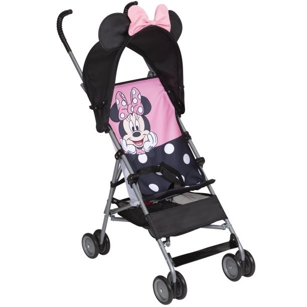 รถเข็นก้านร่มสำหรับเด็ก Disney Baby Peeking Minnie Comfort Height Umbrella Stroller