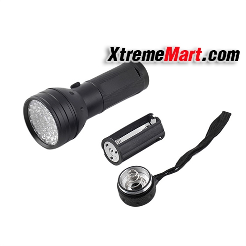 ไฟฉายแสงยูวี 51UV Flashlight LED 395NM 5W Blacklight (แสงสีม่วง)