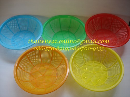 P02351 ตะกร้ากลม จิ๊ว สีหวาน รูถี่ ราคาต่อโหล (คลิ๊กที่สินค้าเพื่อดูรายละเอียด)