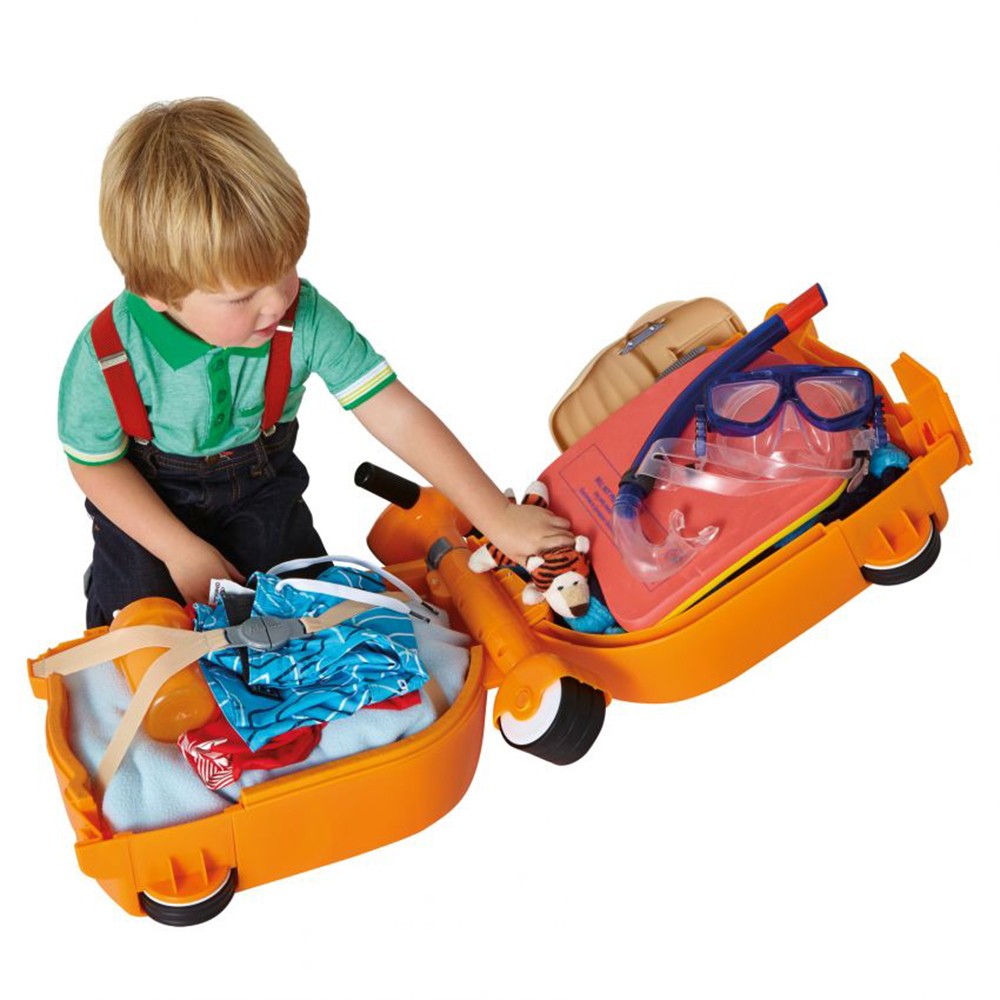 กระเป๋าเดินทางขับขี่ได้สำหรับเด็ก Skoot Children's Ride-On Suitcase (Hot Pink)