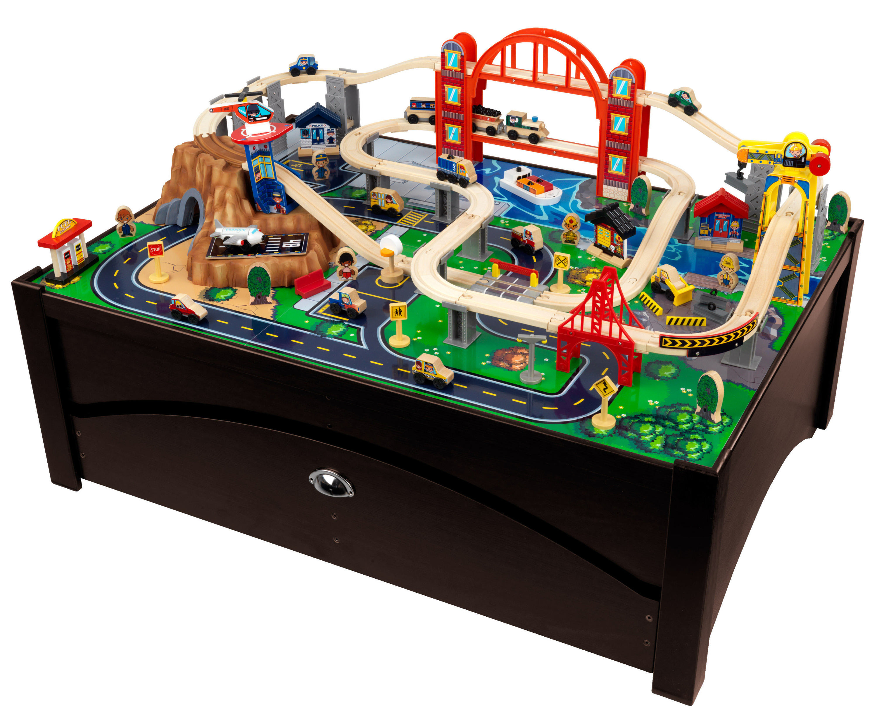 โต๊ะกิจกรรมเอนกประสงค์พร้อมชุดโมเดล KidKraft Metropolis Train Set and Table