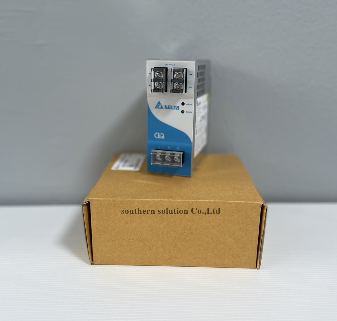 Delta DIN Rail Power Supply Model:DRP024V120W1AA Output 24V/5A (120W)